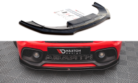 Maxton Design Front extension black gloss - Fiat 500...