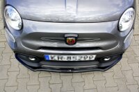 Maxton Design Frontansatz schwarz Hochglanz - Fiat 500 ABARTH MK1 Facelift