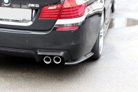 Maxton Design Heckansatz Flaps Diffusor schwarz Hochglanz - BMW M5 F10