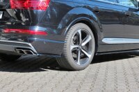 Maxton Design Heckansatz Flaps Diffusor schwarz Hochglanz - Audi SQ7 / Q7 S-Line MK2