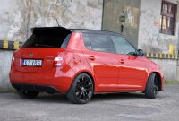 Maxton Design Side skirts extension extension black gloss - Skoda Fabia RS MK2