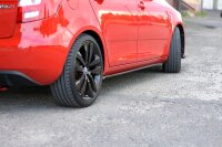 Maxton Design Side skirts extension extension black gloss - Skoda Fabia RS MK2