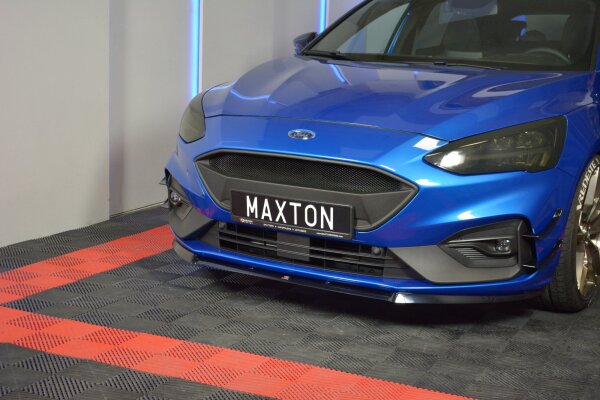 Maxton Design Frontansatz V.2 schwarz Hochglanz - Ford Focus ST / ST-Line MK4