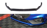 Maxton Design Front extension V.2 black gloss - Ford Focus ST / ST-Line MK4