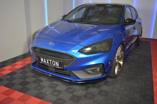 Maxton Design Frontansatz V.3 schwarz Hochglanz - Ford Focus ST / ST-Line MK4