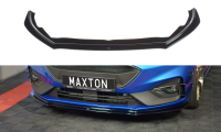 Maxton Design Front extension V.4 black gloss - Ford Focus ST / ST-Line MK4