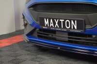 Maxton Design Front extension V.4 black gloss - Ford Focus ST / ST-Line MK4