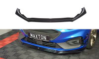 Maxton Design Front extension V.5 black gloss - Ford Focus ST / ST-Line MK4