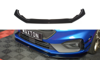 Maxton Design Front extension V.6 black gloss - Ford Focus ST / ST-Line MK4