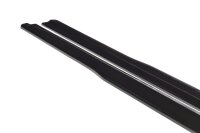 Maxton Design Side skirts extension extension V.3 black gloss - Ford Focus ST / ST-Line MK4