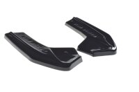 Maxton Design Rear extension Flaps diffuser V.2 black gloss - Ford Focus ST-Line MK4