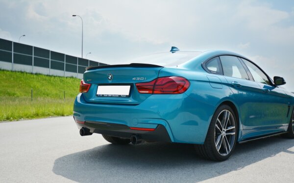 Maxton Design Spoiler Cap black gloss - BMW 4 Series F36 Gran Coupe