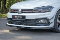 Maxton Design Front extension V.1 black gloss - VW Polo...