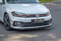 Maxton Design Front extension V.1 black gloss - VW Polo MK6 GTI