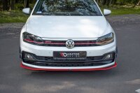 Maxton Design Front extension V.2 black gloss - VW Polo...