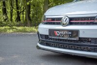 Maxton Design Front extension V.2 black gloss - VW Polo MK6 GTI