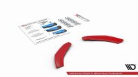 Maxton Design Heckansatz Flaps Diffusor schwarz Hochglanz - VW Polo MK6 GTI