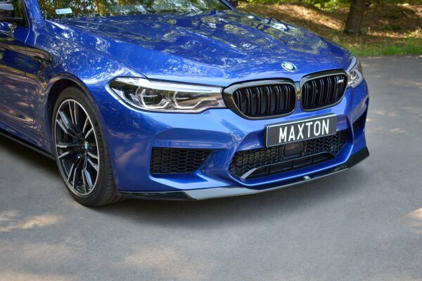 Maxton Design Front extension V.1 black gloss - BMW M5 F90