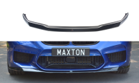Maxton Design Front extension V.1 black gloss - BMW M5 F90