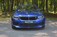 Maxton Design Front extension V.1 black gloss - BMW M5 F90