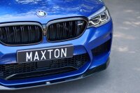 Maxton Design Front extension V.1 black gloss - BMW M5 F90