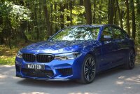 Maxton Design Front extension V.1 black gloss - BMW M5 F90