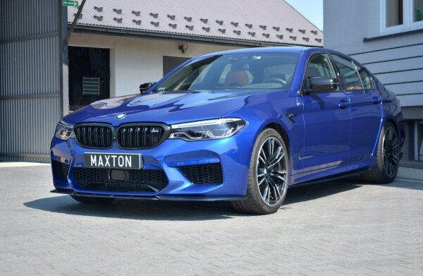 Maxton Design Front extension V.2 black gloss - BMW M5 F90