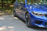 Maxton Design Side skirts extension extension black gloss - BMW M5 F90