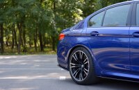 Maxton Design Heckansatz Flaps Diffusor schwarz Hochglanz - BMW M5 F90