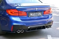 Maxton Design Middle diffuser rear extension black gloss - BMW M5 F90