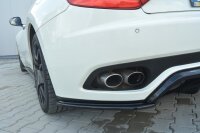 Maxton Design Rear extension Flaps diffuser V.2 black gloss - Maserati Gran Turismo 2007-2011