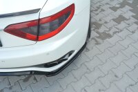 Maxton Design Rear extension Flaps diffuser V.2 black gloss - Maserati Gran Turismo 2007-2011