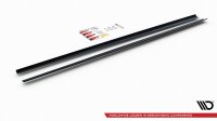 Maxton Design Side skirts extension extension black gloss - VW Polo MK6 GTI