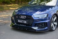 Maxton Design Frontansatz V.1 schwarz Hochglanz - Audi RS4 B9