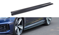 Maxton Design Side skirts extension extension black gloss...