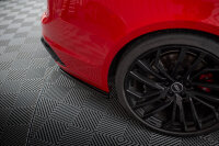 Maxton Design Heckansatz Flaps Diffusor schwarz Hochglanz - Audi RS4 B9 Avant