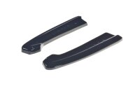 Maxton Design Rear extension Flaps diffuser black gloss - Audi RS4 B9 Avant