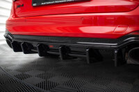 Maxton Design Diffuser rear extension black gloss - Audi RS4 B9 Avant