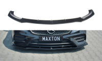 Maxton Design Front extension V.1 black gloss - Mercedes E-Class W213 Coupe (C238) AMG-Line