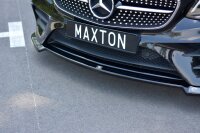 Maxton Design Front extension V.2 black gloss - Mercedes E-Class W213 Coupe (C238) AMG-Line