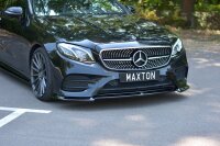 Maxton Design Front extension V.2 black gloss - Mercedes E-Class W213 Coupe (C238) AMG-Line