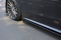 Maxton Design Side skirts extension extension black gloss - Mercedes E-Class W213 Coupe (C238) AMG-Line