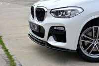 Maxton Design Front extension V.1 black gloss - BMW X3 G01 M Package