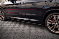 Maxton Design Side skirts extension extension black gloss - BMW X3 G01 M Package