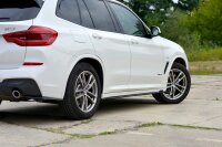 Maxton Design Side skirts extension extension black gloss - BMW X3 G01 M Package