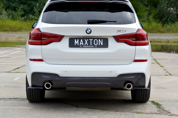 Maxton Design Rear extension Flaps diffuser black gloss - BMW X3 G01 M Package