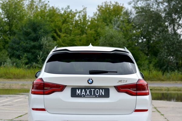 Maxton Design Spoiler Cap schwarz Hochglanz - BMW X3 G01 M Paket