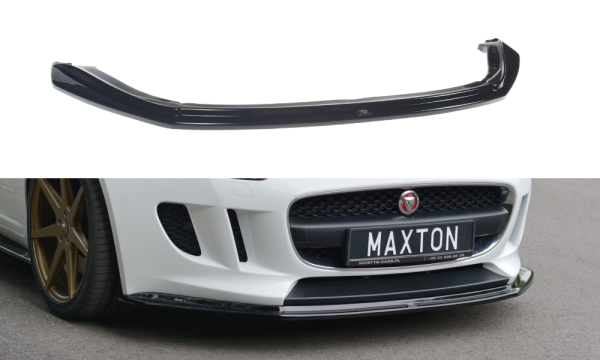 Maxton Design Frontansatz V.1 schwarz Hochglanz - Jaguar F-Type