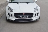 Maxton Design Frontansatz V.1 schwarz Hochglanz - Jaguar F-Type