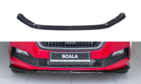 Maxton Design Front extension V.3 black gloss - Skoda Scala